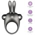 Orgie Orgasmic Bunny - vibracijski obroček za penis set (črna)