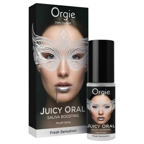 Orgie Juicy Oral - sprej za izboljšanje izkušnje poljubljanja in oralnega seksa (15 ml)