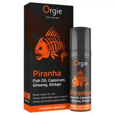   Orgie Piranha Power Cream - stimulacijska krema za moške (15 ml)