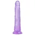 Baseks Jellies - dildo iz želeja s priseski (vijoličen)
