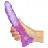Baseks Jellies - dildo iz želeja s priseski (vijoličen)