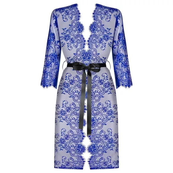 Obsessive Cobaltess - čipkasti kimono (modra)