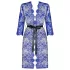 Obsessive Cobaltess - čipkasti kimono (modra)