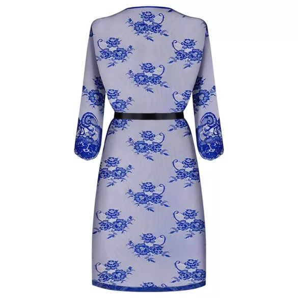 Obsessive Cobaltess - čipkasti kimono (modra)