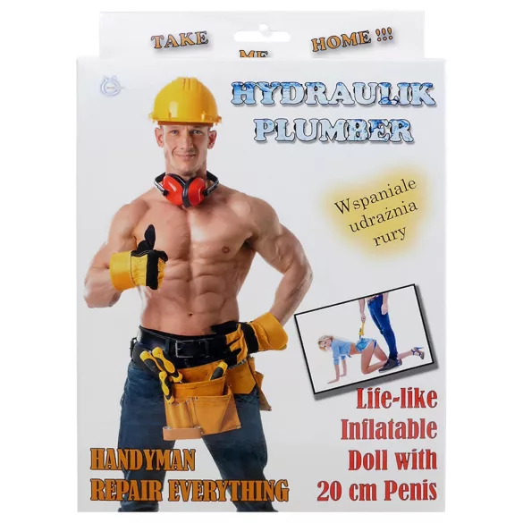 Handyman - napihljiv moški lutka - guma