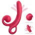 Sweet Play - vibrator za klitoris z ročko - rdeč
