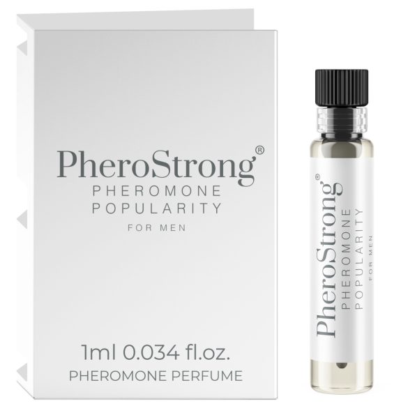 PheroStrong Priljubljenost - feromonski parfum za moške (1 ml)