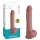 Erospace Natural Play - silikonski dildo 24 cm (barva kože)
