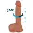 Natural Play - potisno-vrteči vibrator (naraven)