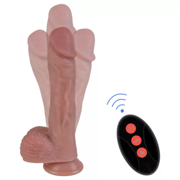 Natural Play - potisno-vrteči vibrator (naraven)