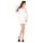Passion BS025 - dolg rokav mini obleka (bela) - S-L