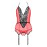 Passion Peonia - zgornji del in tanga (rdeča) - L/XL