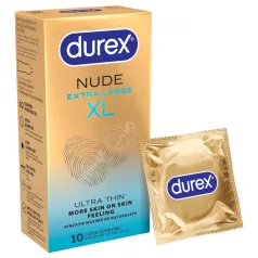 Durex Nude XL - ekstra velik kondom (10 kos)