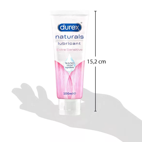 Durex Naturals - ekstra občutljiv lubrikant (100 ml)
