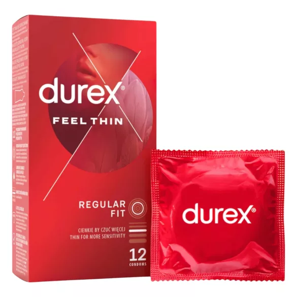 Durex - tanki kondomi - naraven občutek - 2x12 kos