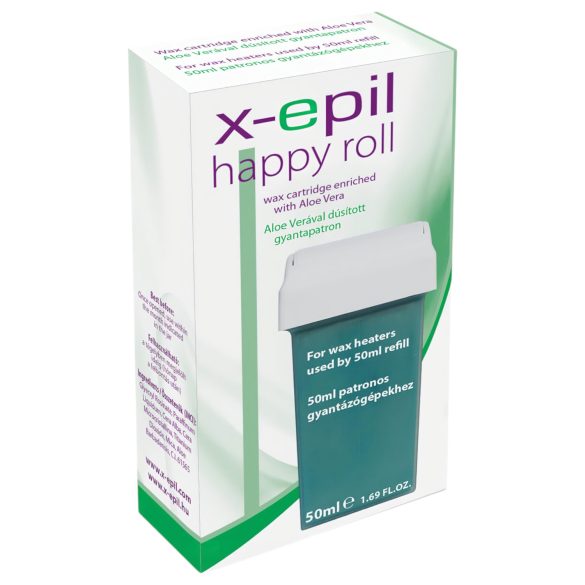 X-Epil Happy Roll - vosek kartuša (50 ml) - aloe vera