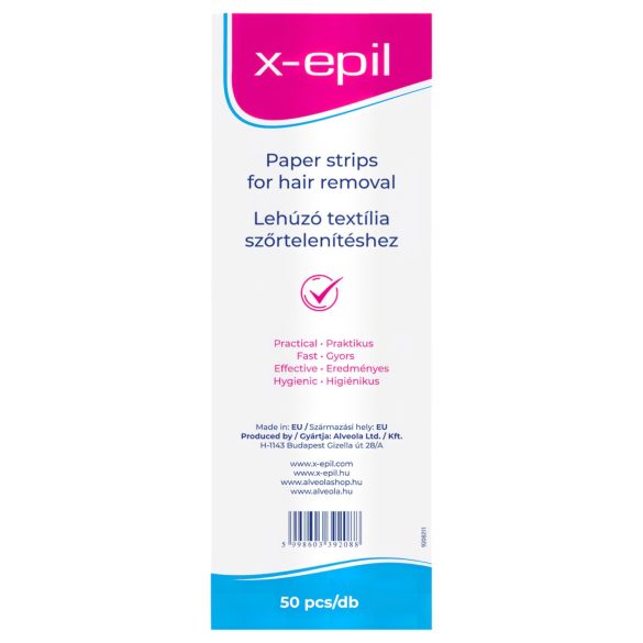 X-Epil - tekstilni trakovi za epilacijo (50 kos)