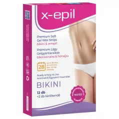 X-Epil - depilacijski trakovi za bikini in pazduhe - 12 kos
