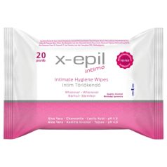 X-Epil Intimo - intimni robčki - 20 kos