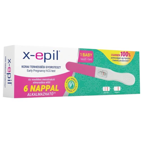 X-Epil hitri test za zgodnjo nosečnost (1 kos)