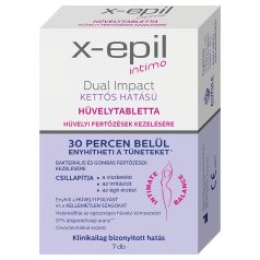   X-Epil Intimo Dual Impact - vaginalne tablete - dvojni učinek - 7 kos