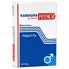   Kamagra by Carene Potencia - prehransko dopolnilo v tabletah za moške - 4 tablete