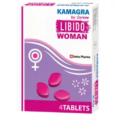   Kamagra by Carene Libido Woman - prehransko dopolnilo v tabletah za ženske - 4 kos