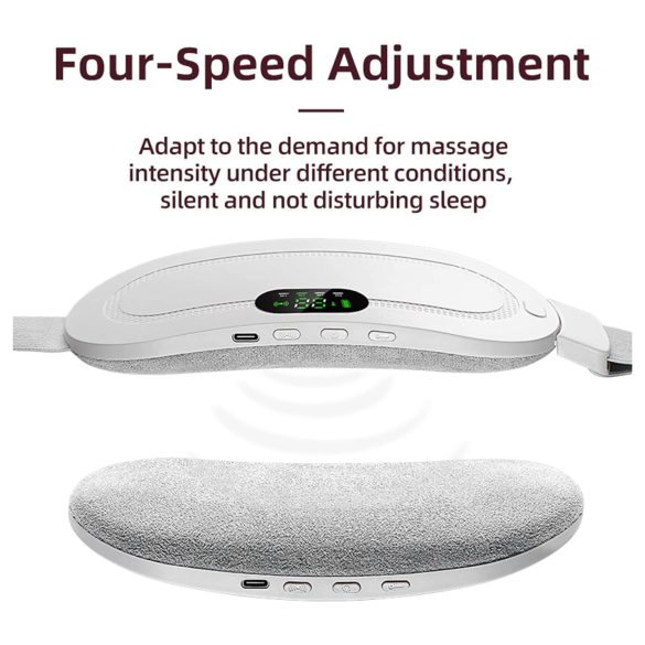 EMS - menstrualni masažni pas - brezžični - bel