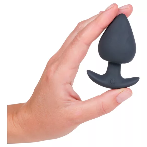 Desirel Obsidian - Aplikacijsko voden analni vibrator (črn)