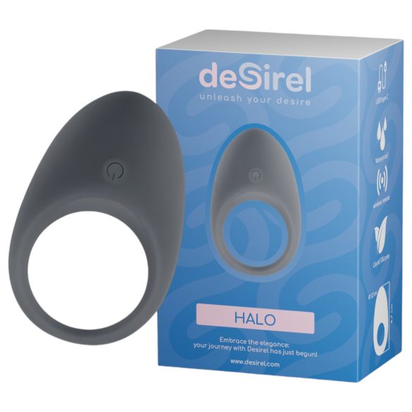 Desirel Halo - pametna, vibracijska obročka (črna)