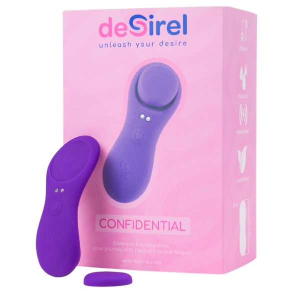 Desirel Confidential - pametna vijolična vibracijska hlačka