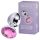 Desirel Pink Jewel L - analni čep (srebrno-roza)
