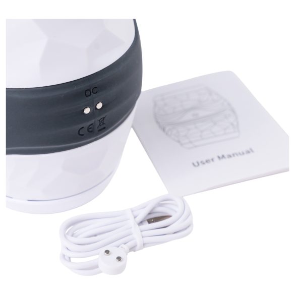 Desirel Grip Master - masturbator za moške - močan oprijem - siva