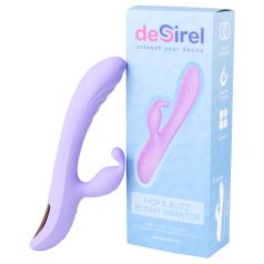   Desirel Hop & Buzz Bunny - zajčji vibrator s klitoralnim nastavkom (vijolična)