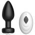 Desirel Easy Obsidian - brezžični, radijski analni vibrator (črna)