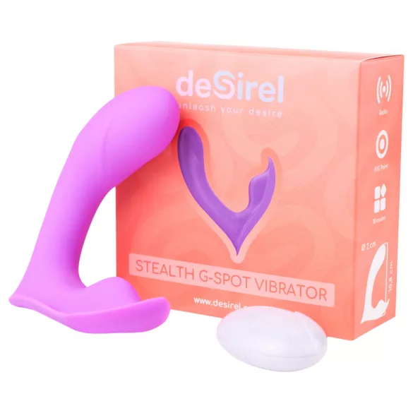 Desirel Insider - vibracijski stimulator G-točke in prostate - vijoličen
