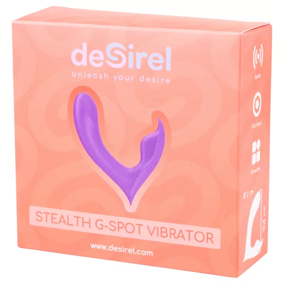 Desirel Insider - vibracijski stimulator G-točke in prostate - vijoličen