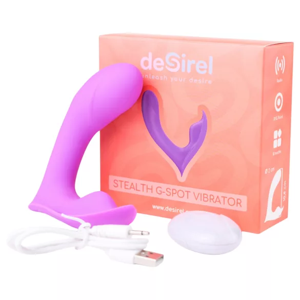 Desirel Insider - vibracijski stimulator G-točke in prostate - vijoličen