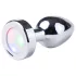 Desirel GlowPlug - analni čep z LED lučko - majhen - srebrn
