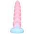 OgazR - svetleči samorog dildo 22cm (mavrični)