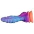 OgazR - svetleči zmaj dildo - 22cm (vijolično-roza)