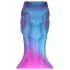 OgazR - dildo v obliki zmaja - svetleči učinek - 22cm - vijolično-roza
