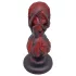 OgazR - analni dildo z izboklinami - 10,5 cm - črn
