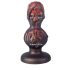OgazR - krogličasti analni dildo - 10,5 cm (črna)