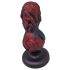 OgazR - krogličasti analni dildo - 10,5 cm (črna)