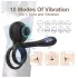 Biu-Biu - erekcijski obroč in vibrator za pare - črna