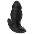 Kangvo - magnetni napihljivi silikonski dildo (črn)