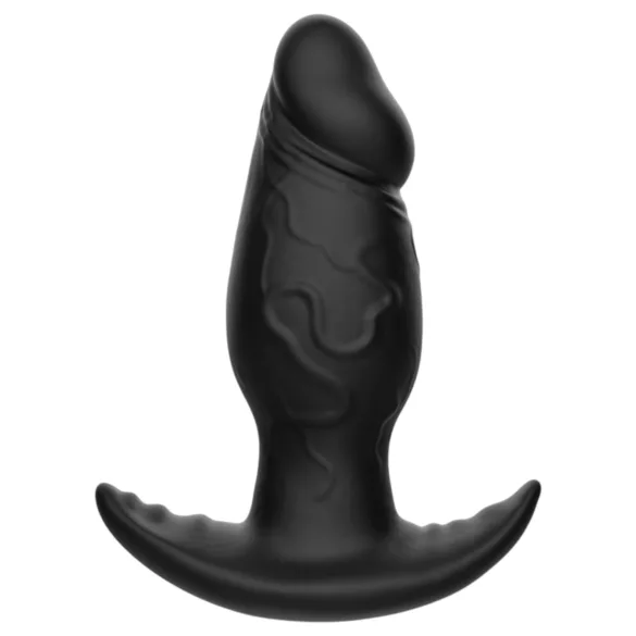Kangvo - magnetni napihljivi fantazijski dildo velik (črn)