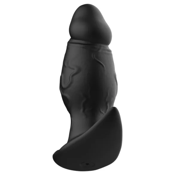 Kangvo - magnetni napihljivi fantazijski dildo velik (črn)