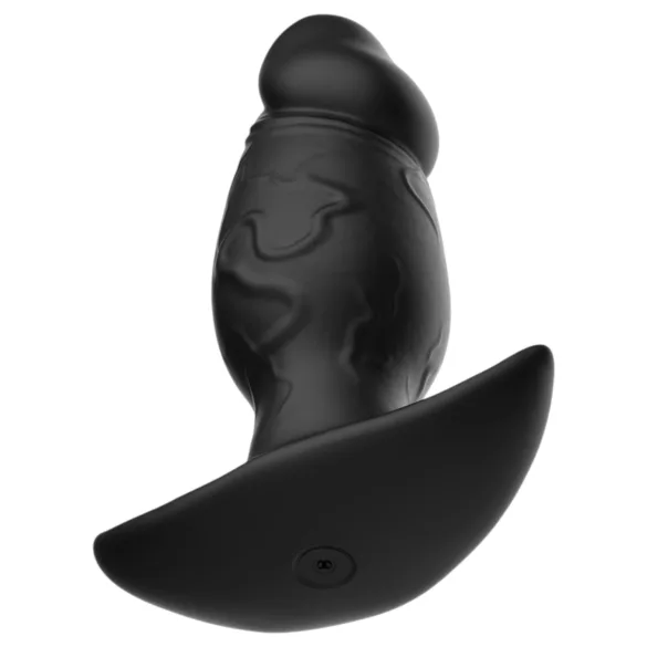 Kangvo - magnetni napihljivi fantazijski dildo velik (črn)